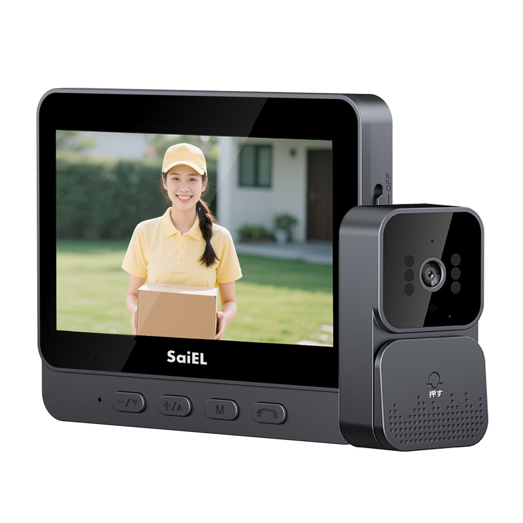 テレビドアホンセット (録画機能付) 楽天市場】最新型 録画機能付きテレビドアホン インターホン