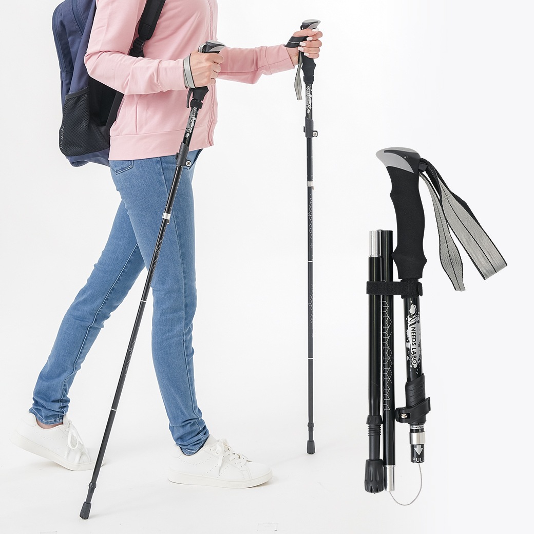 楽天市場】リュックに入るウォーキングポール SG認証 コンパクト