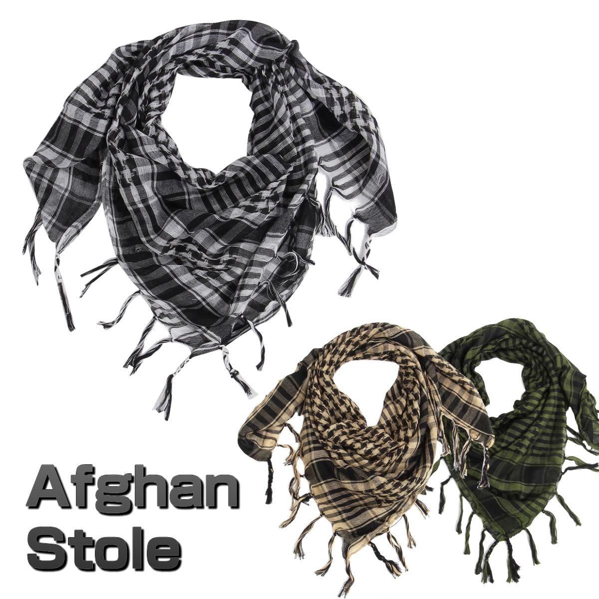 楽天市場 送料無料 数量限定価格 サバゲー ストール アフガンストール チェック サバゲー 装備 レディース メンズ サバゲー バンダナ フェイスガード フェイスマスク マスク ネック スカーフ ヘッドラップ Live On