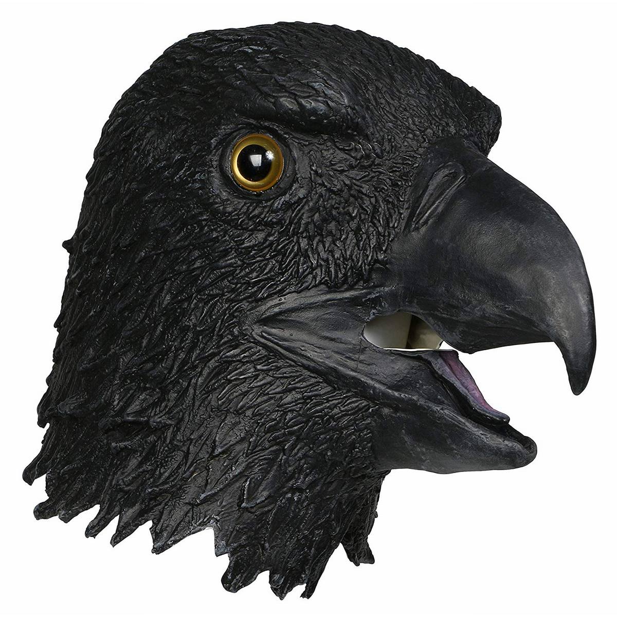 春物がお買い得 週末限定sale カラス マスク リアル 動物 鳥 コスプレ 仮装 グッズ 通常便なら 送料無料 通常便は送料無料 口も動く本格リアルなカラスのマスク ランキング１位受賞 R4urealtygroup Com