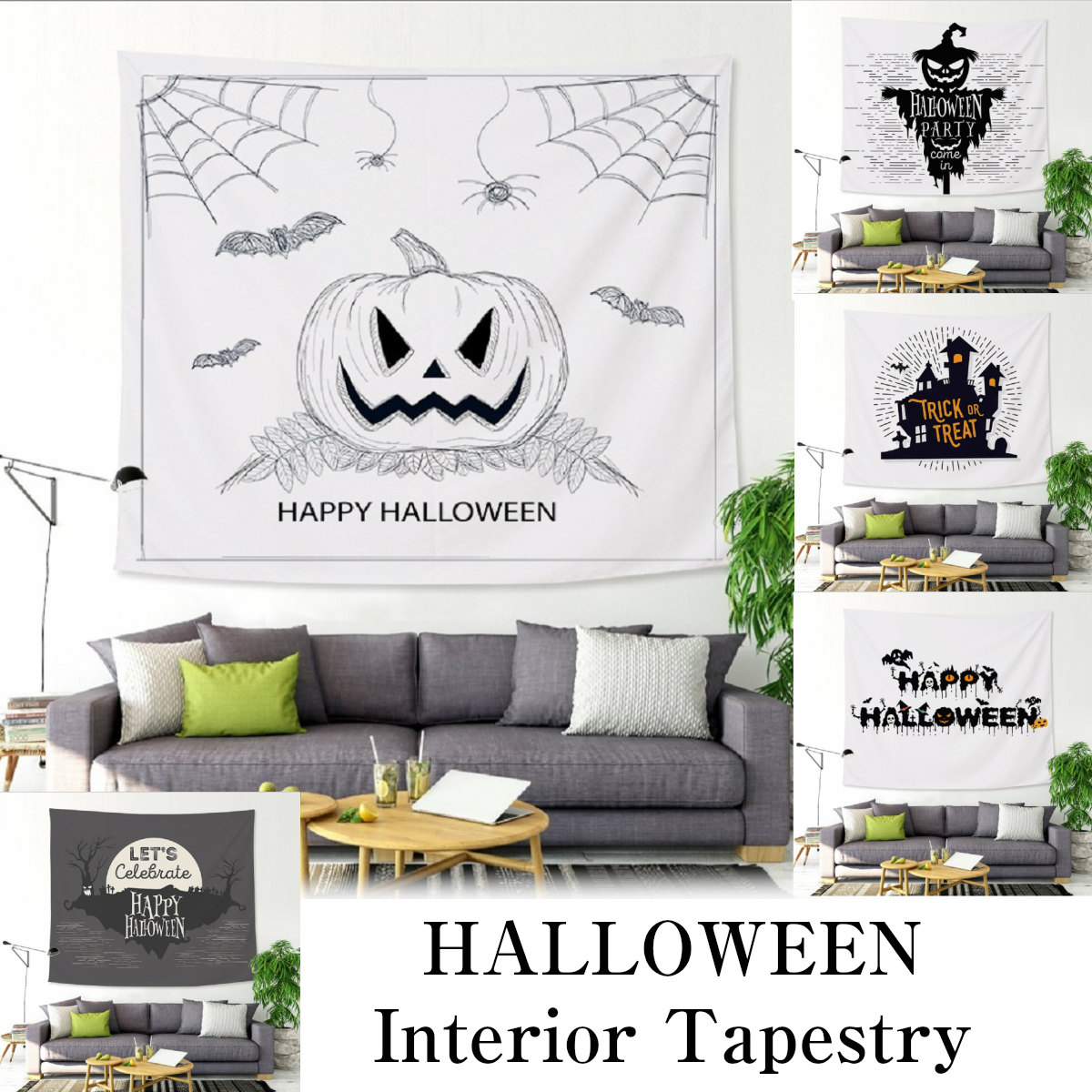 楽天市場 タペストリー ハロウィン イベント パーティー 黒猫 かぼちゃ 飾り 装飾 月 ホラー 北欧 ロゴ パンプキン モチーフ おしゃれ ポスター 家 おうち 絵 壁 インテリア 布 目隠し 背景布 インスタ映え グッズ ファブリックポスター 部屋 飾りつけ コスプレ