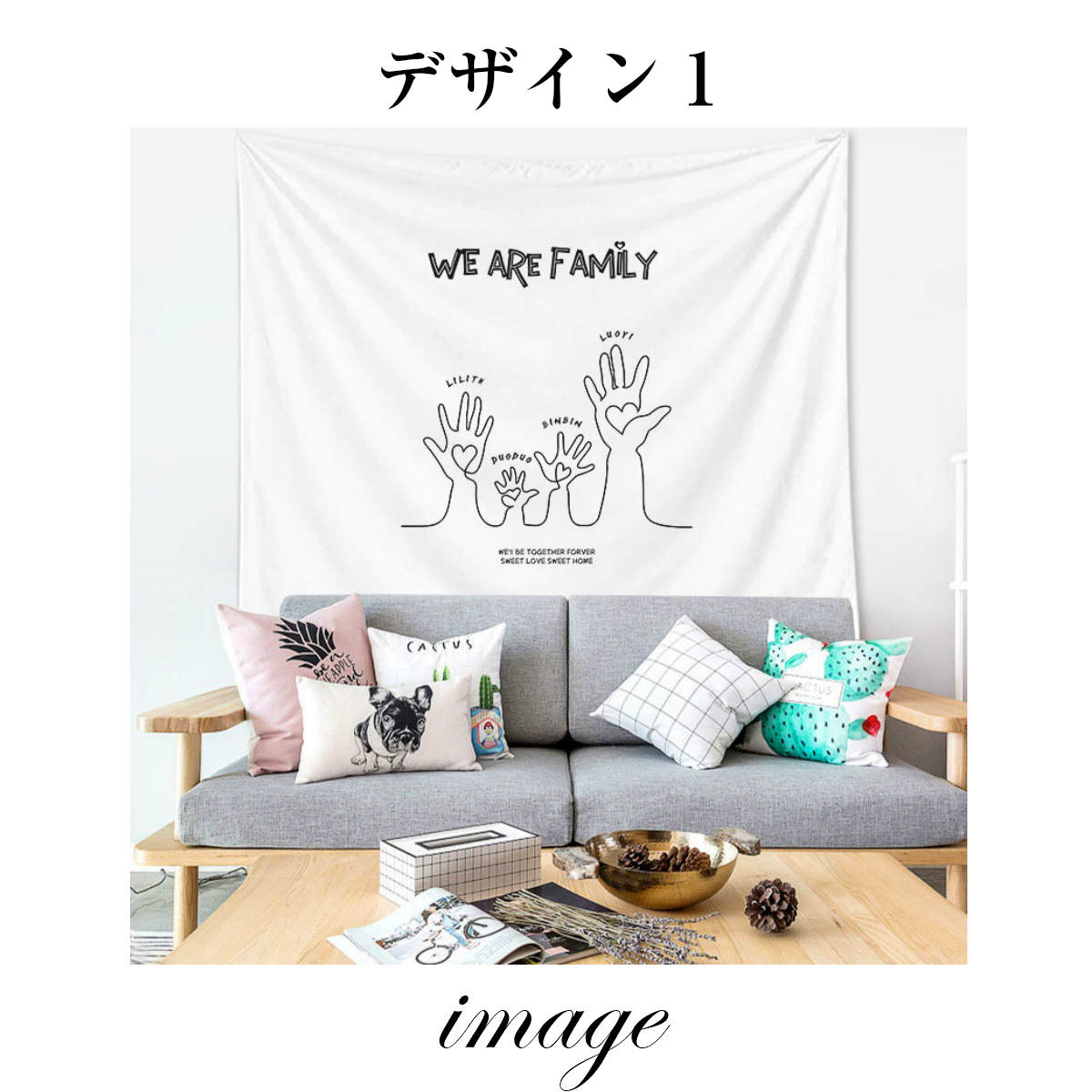 最大55%OFFクーポン 韓国インテリア タペストリー ファブリックポスター 布ポスター シンプル 北欧