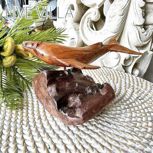 楽天市場】仲良しイルカの木彫りオブジェ : アジアン・マリン雑貨