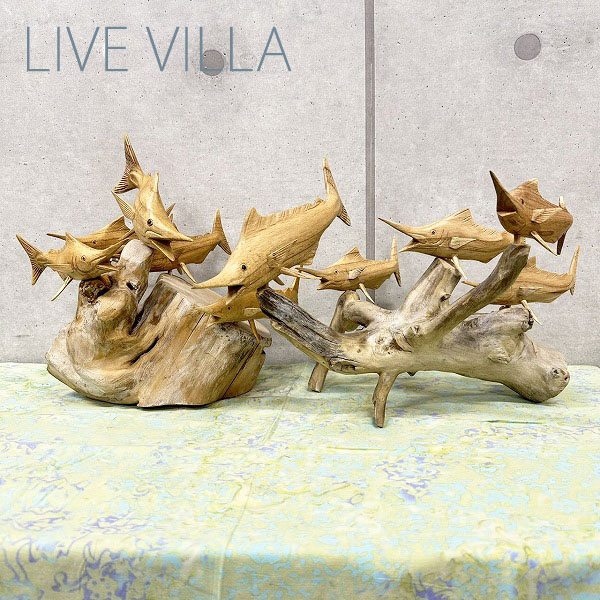 楽天市場】木彫り カジキ 魚 サカナ さかな フィッシュ 木 ウッド