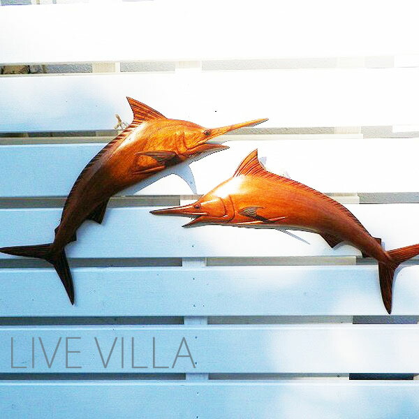 楽天市場】木彫り カジキ 魚 サカナ さかな フィッシュ 置き物