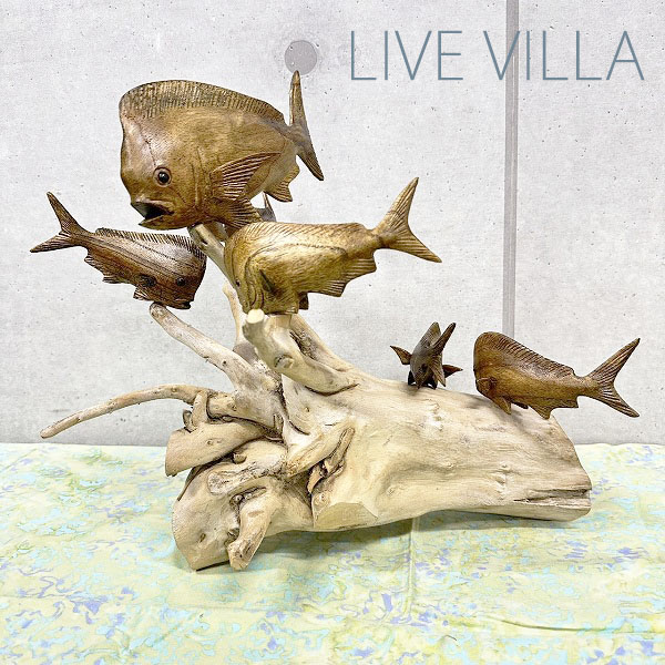 楽天市場】木彫り カジキ 魚 サカナ さかな フィッシュ 置き物