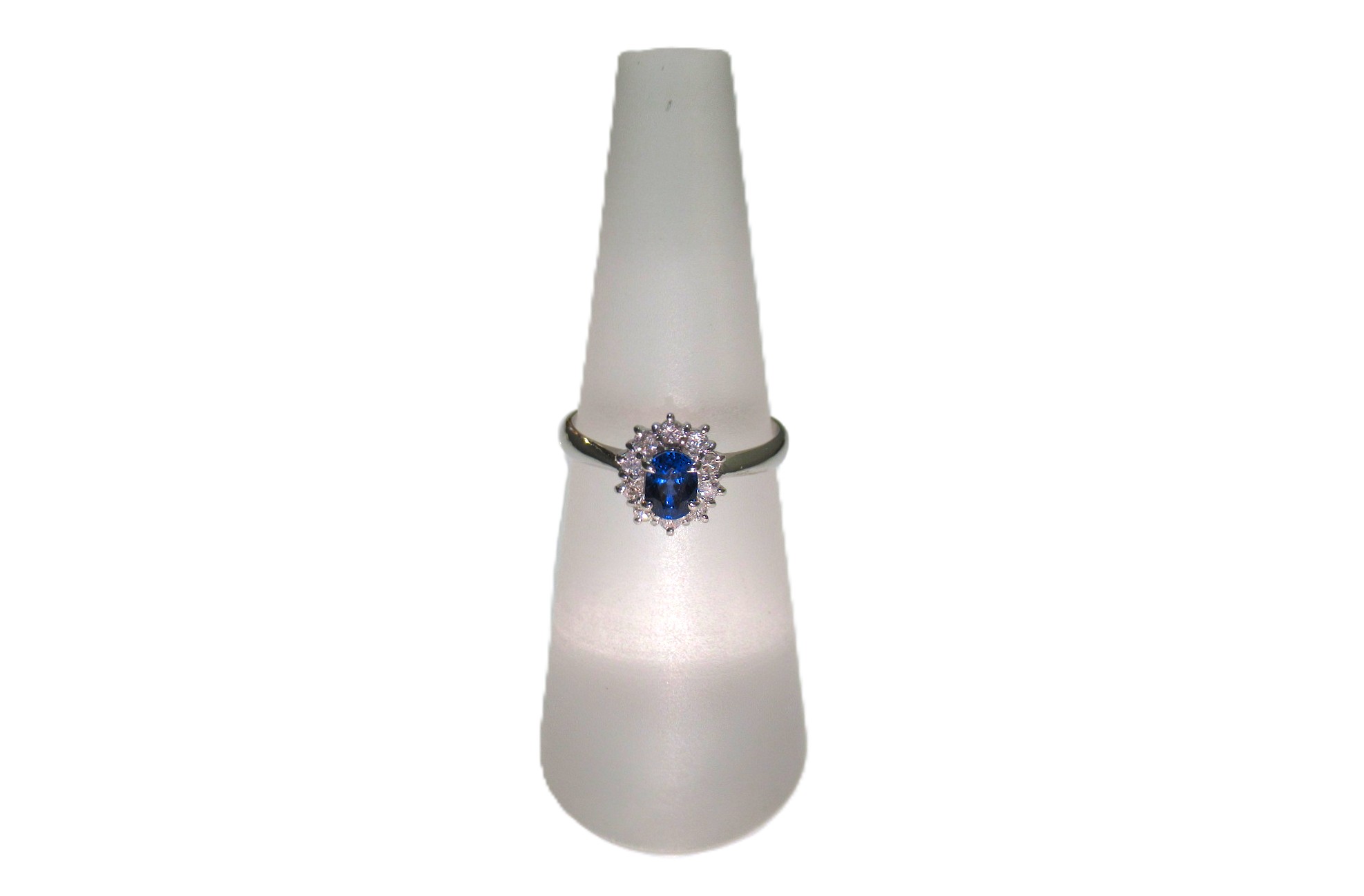Pt900　サファイア0.71ct　ダイヤ0.23ct　＃15　レディース　ジュエリー　リング　ランクA｜Livie 店