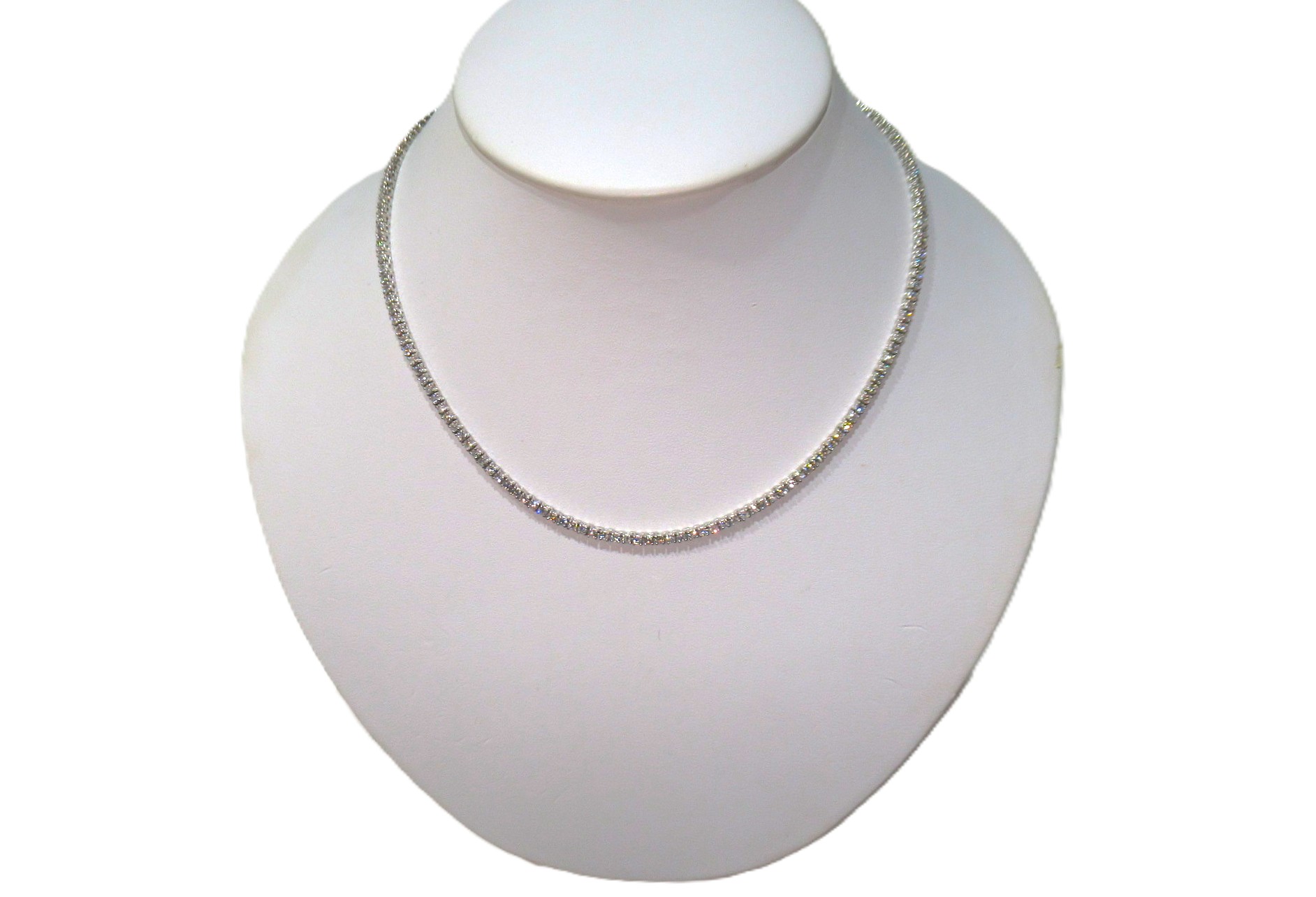 ダイヤ5.00ct　Pt900　ネックレス　テニスネックレス　42cm　ダイヤモンド　プラチナ　ジュエリー　ランクA｜Livie 店