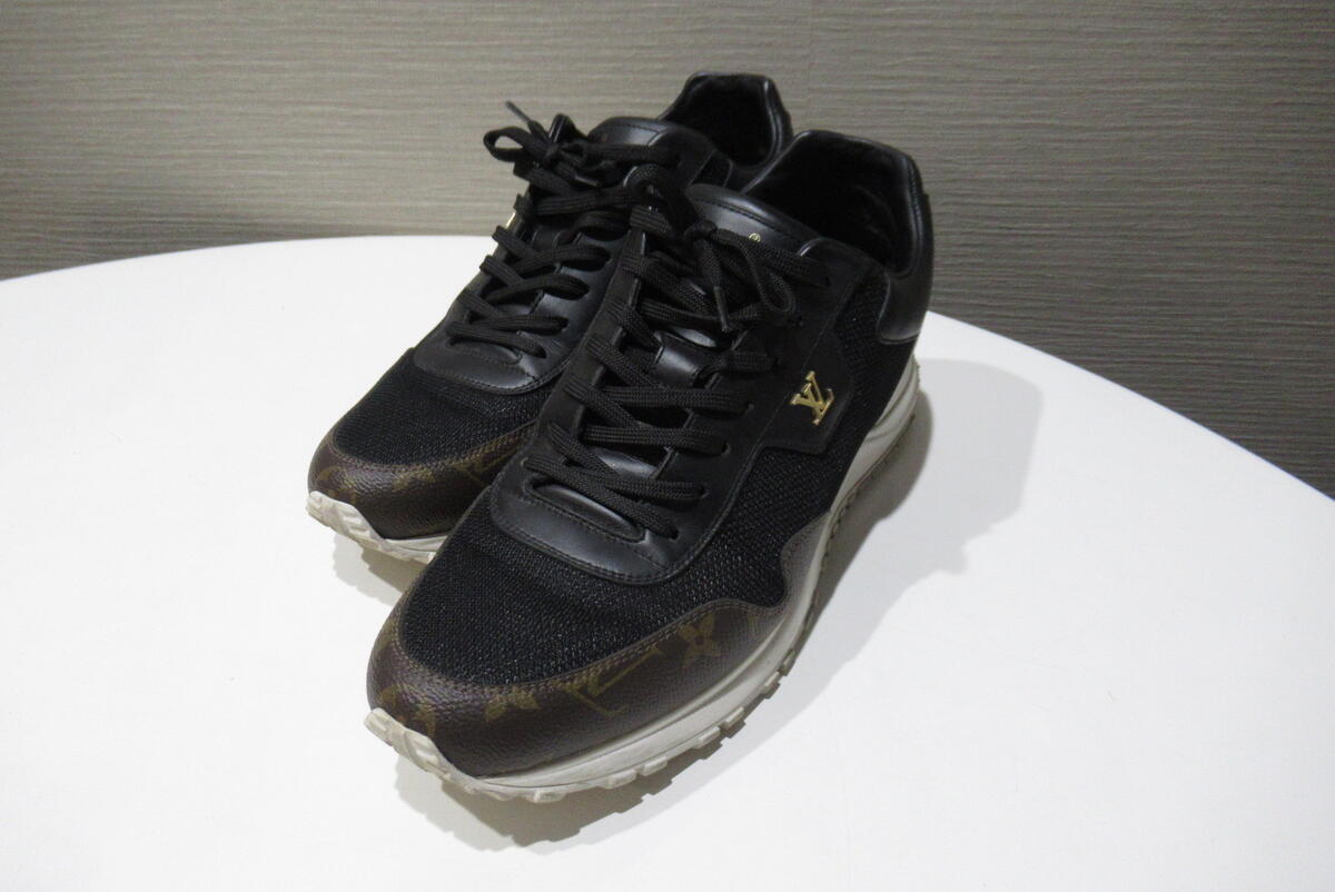 【印象的なツートン♪】ルイヴィトン★スニーカー LOUIS VUITTON】【ダミエ柄】ルイヴィトン『ローカット