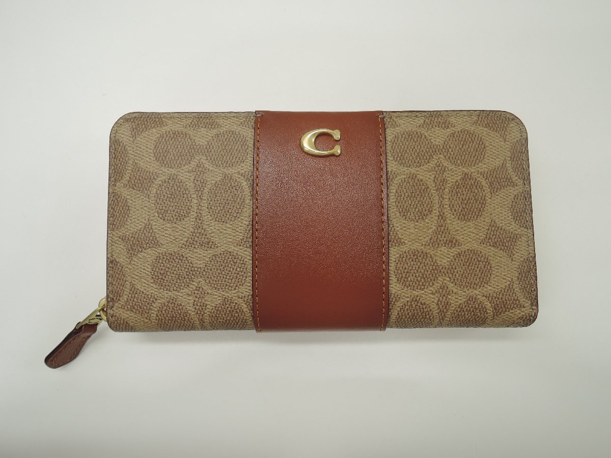 楽天市場】【COACH コーチ】F57820 SVBDX シグネチャー 長財布