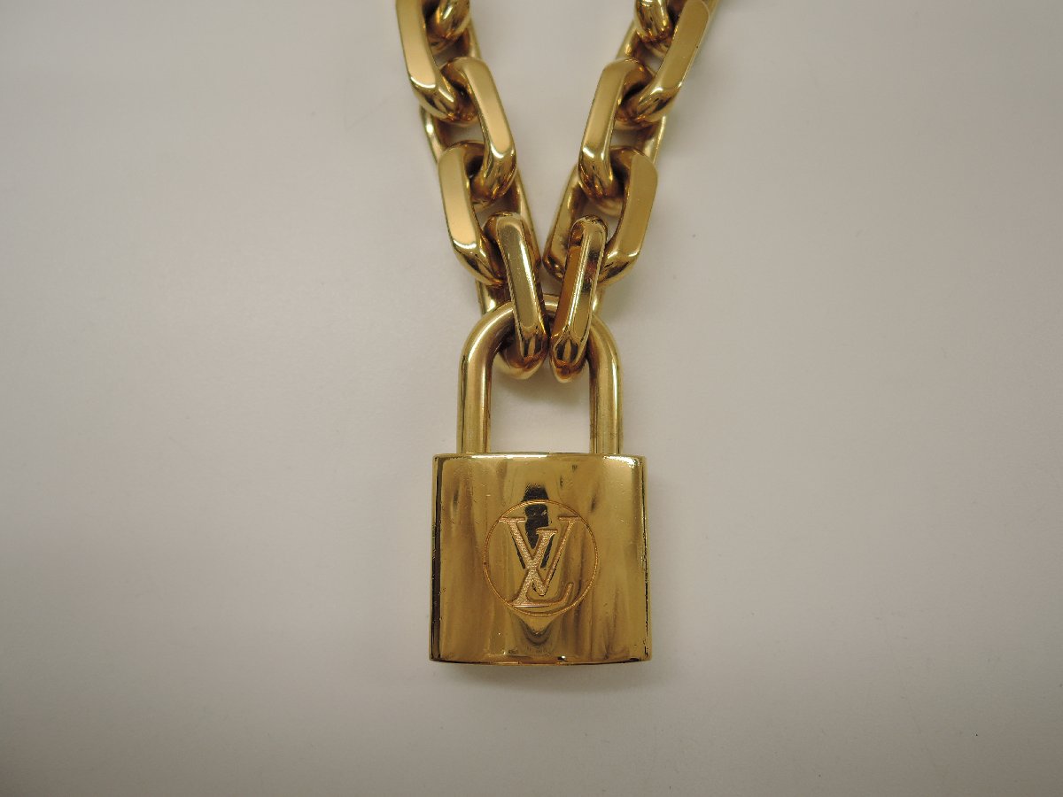 海外限定品◆関税無【LOUIS VUITTON】LV エッジ necklace カデナ ◇NEW◇ LOUIS VUITTON コリエ・LVエッジ カデナ ネックレス