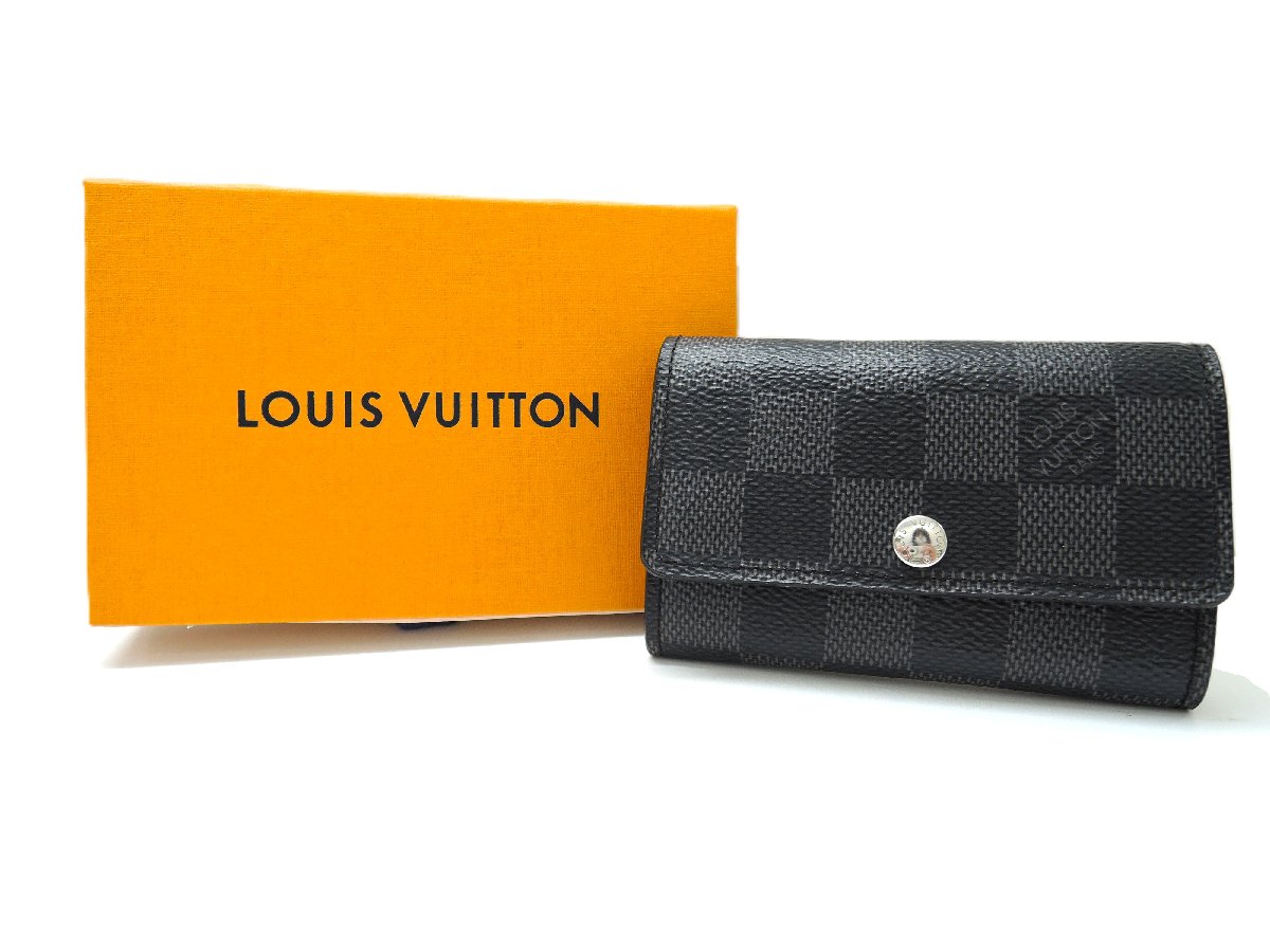 楽天市場】ルイヴィトン 4連キーケース ダミエアズール ミュルティクレ