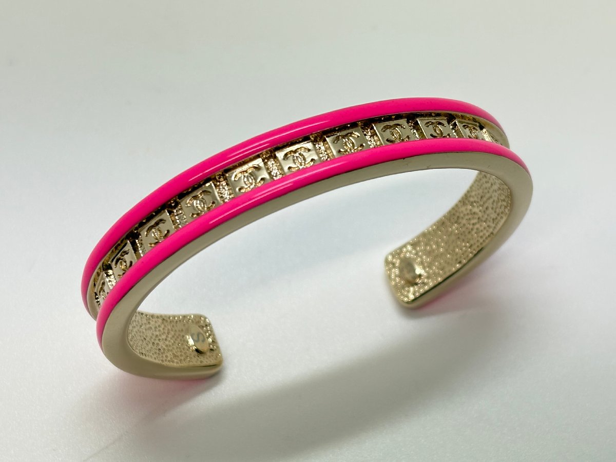 楽天市場】シャネル CHANEL ココマーク ツイード バングル ゴールド