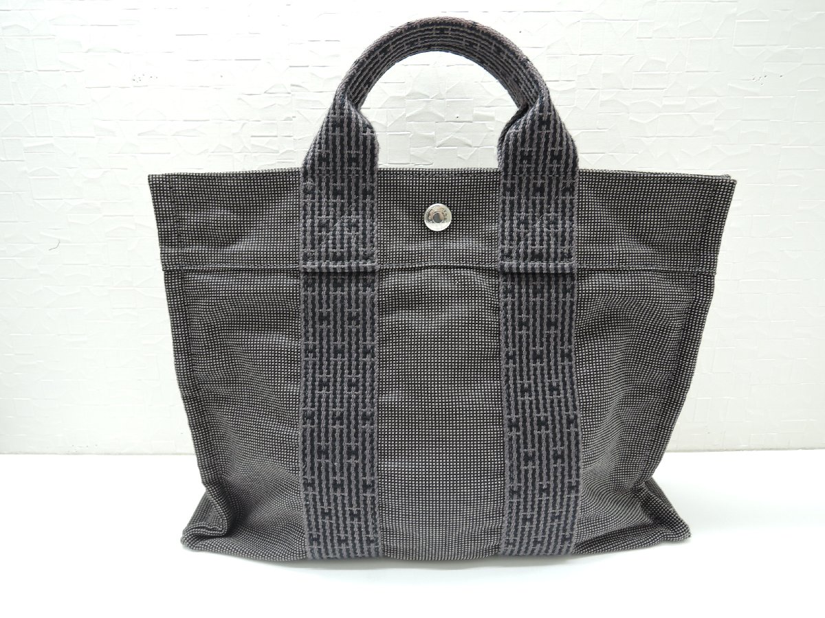 HERMES エールライン トートバッグ HERMES エルメス エールライン トートバッグ レザー レディース