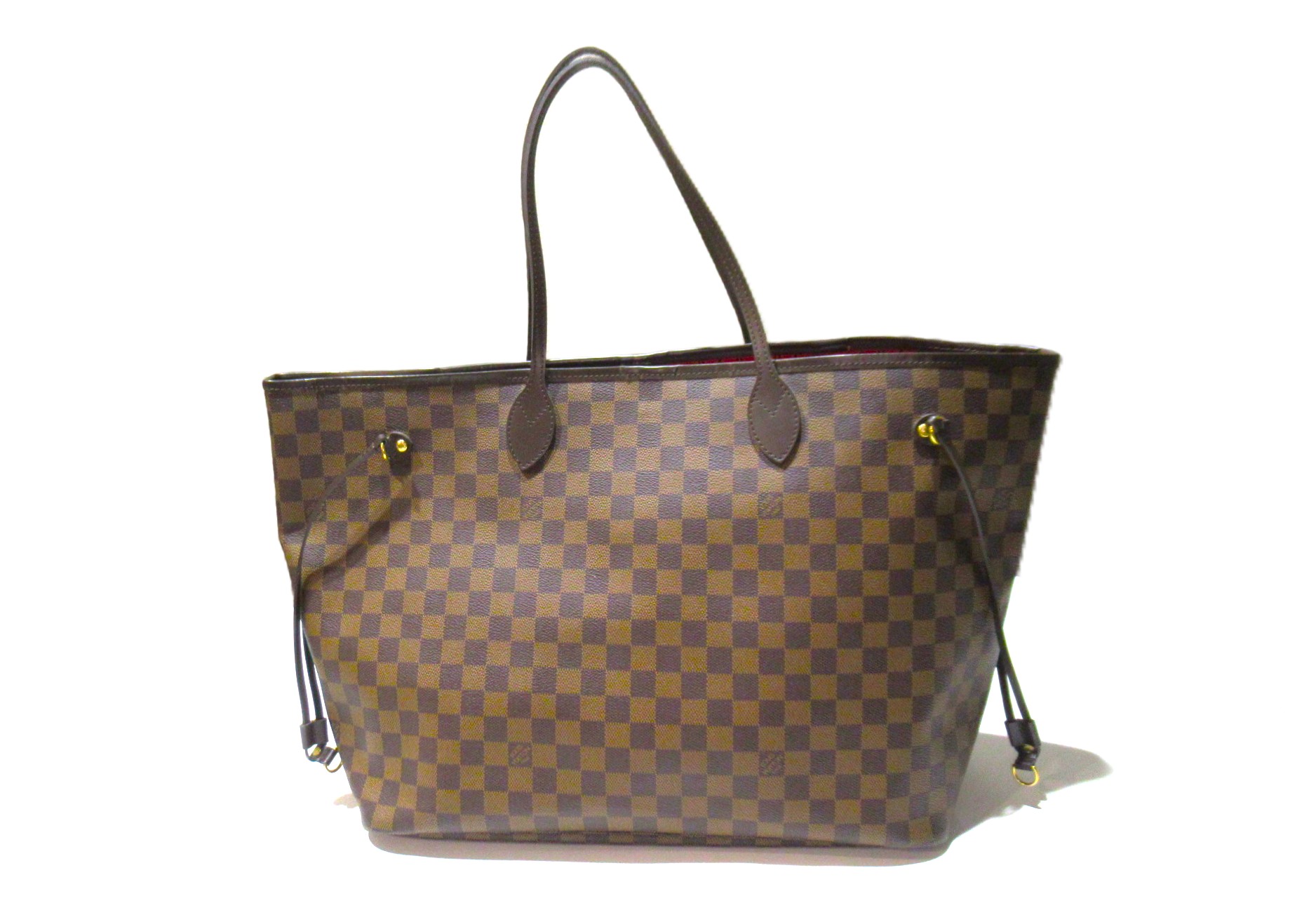 LOUIS VUITTON  ルイヴィトン ネヴァーフルGM 旧型 ダミエ エベヌ Ｎ51106 レディース 御徒面子 位置づけるAB