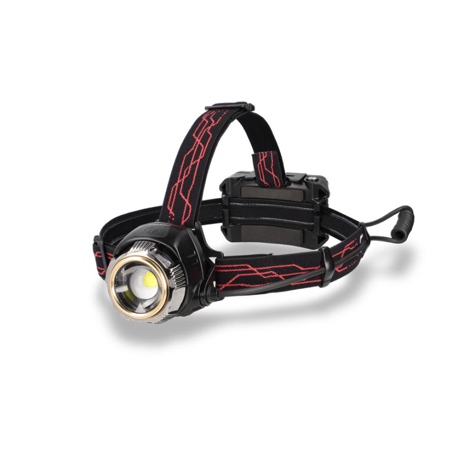 極美品 新作 GENTOS GH-300RG LEDヘッドライト バッテリー2個 GH-300RG - GENTOS
