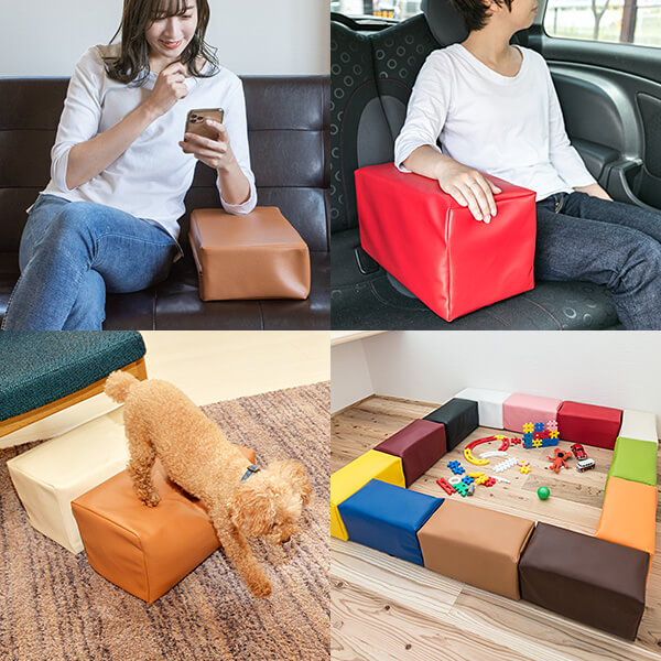 Amazon.co.jp: 円柱型 ボルスター クッション カジュアルドット