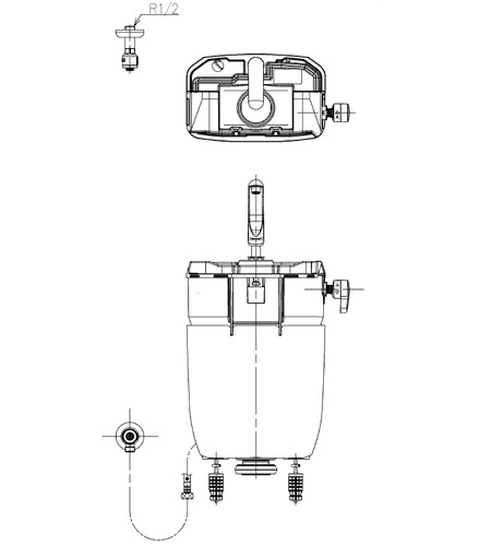 HH11124NZ：￥3,980以上貨物輸送無料 TOTO内部的脂貯蔵タンク一揃え幼児用便器付