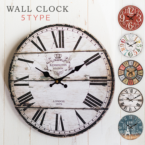 楽天市場 送料無料 壁掛け時計 デザインクロック インテリア時計