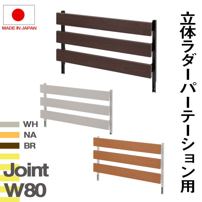 突っ張り立体ラック用 ジョイントパネル 幅80 ジョイントパネルタイプ衝立 家具 事務所 オフィス 仕切り ラダーラック パーティション 日本製 (本体は別売り)【P10】【MK】