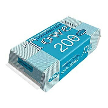 フジナップ　ライトペーパータオル　中判　200枚入り×40束　ケース販売　225×220mm