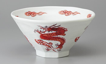 楽天市場】龍虎青 八角6.3ラーメン丼 / 食器 中華丼 どんぶり 竜虎柄