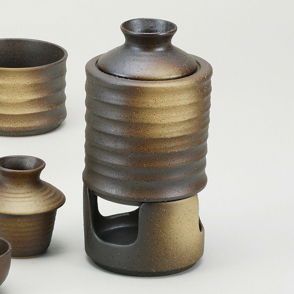 信楽徳利 御本手徳利（信楽焼）（商品番号33401-666）