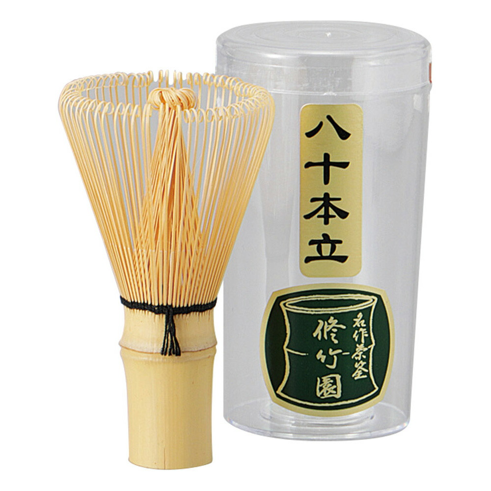 茶道具 茶筅 　日本製 伝統工芸士 池田壹岐 作 Amazon | 日本製 茶道具 茶筅 (茶せん) 黒竹 真数穂 茶筅師 池田