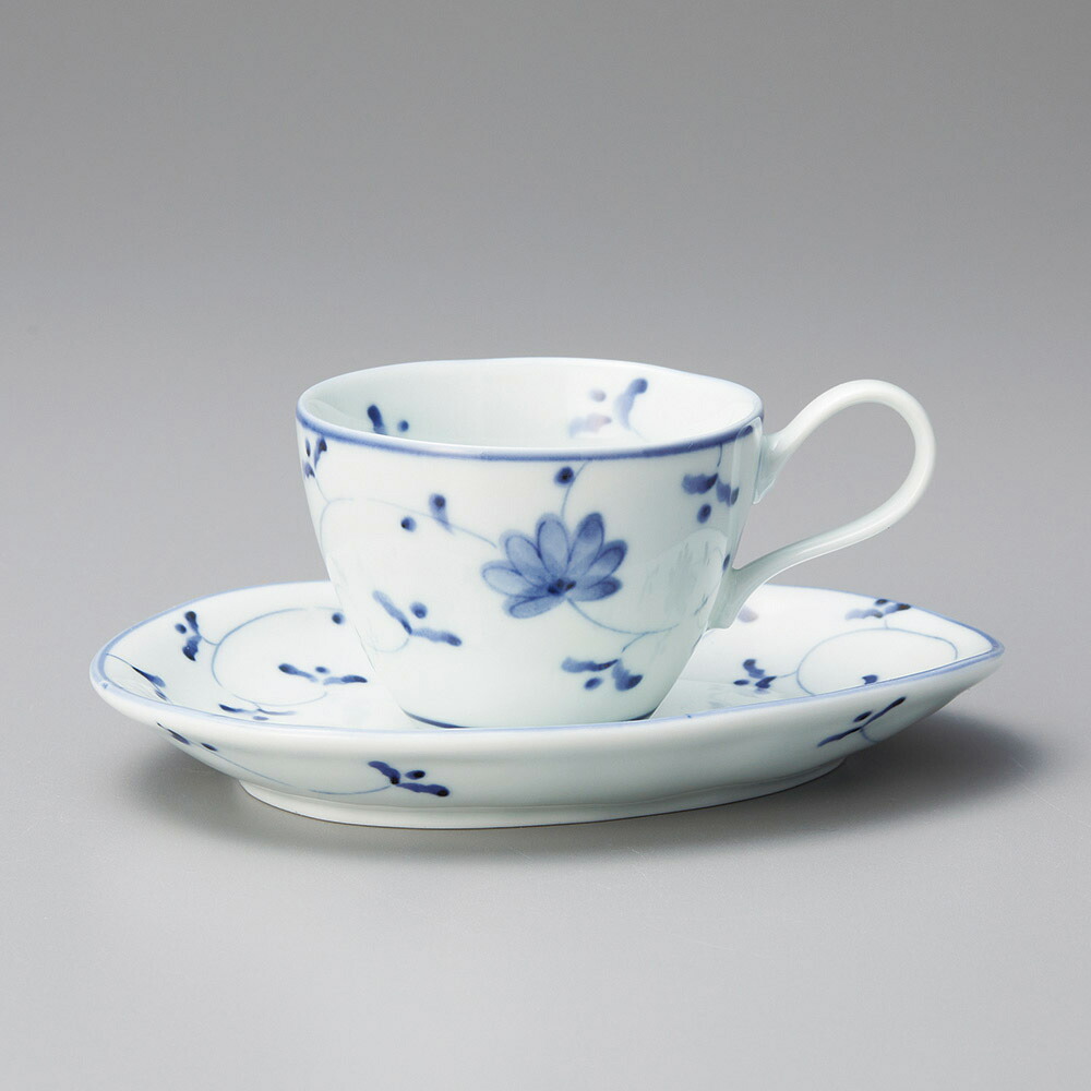 美濃焼 コーヒー碗皿 5客セット 白唐津 801-27-41E(5) カップ