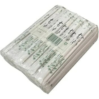 フジナップ　元禄箸　紙完封箸楊枝入り　100膳袋入り&times;40　ケース販売　おてもと銘｜リビングプラザ店 8,316円
