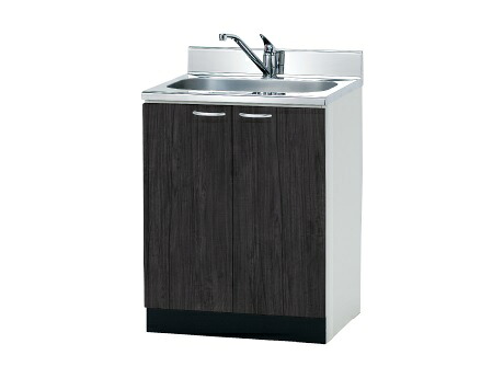 高級コンパクトキッチン流し台　幅60cm　W600×550×800(890)mm　FBO-60S　組み合わせキッチン　※個人宛配送不可商品