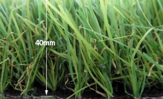 クローバーターフ くつろぎ手合い 毛足40粍 一巻き巻人工芝 2×10m CTC40 ※人間宛送りとどける不可商いもの