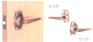 川口技研 GIKEN ホームレバー空錠 ブロンズ ニッケル(シルバー) ※ウィークリーランキング1位商品!