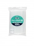 ジャパックス　チャック付ポリ袋　FG-4　0.04×120×170mm　100枚入×60冊　ケース販売