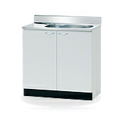 薄型御前上等流し台 幅80珊 W800×460×800(890)粍 FBC-80S 取り合わせ勝手もと ※人間宛送りとどける不可商いもの