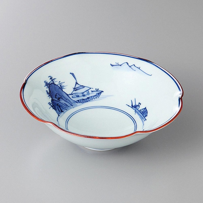 楽天市場】菓子鉢 大鉢 有田焼 古伊万里草花紋 盛鉢（径24cm） Y116-W