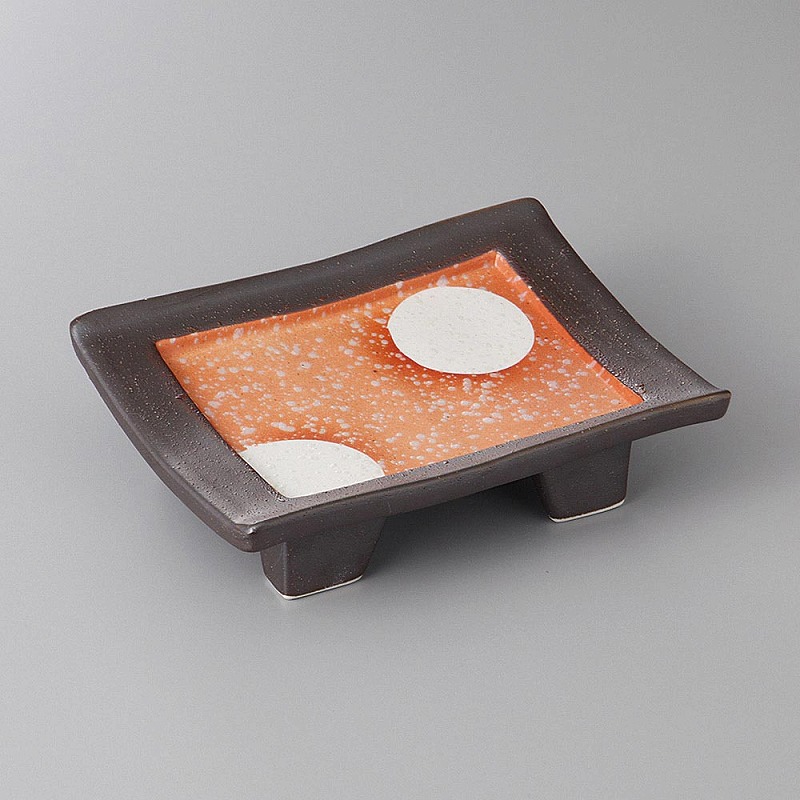 楽天市場】雄勝皿 黒い玄昌石皿 ・4寸皿（角皿12cm）お祝い ギフト