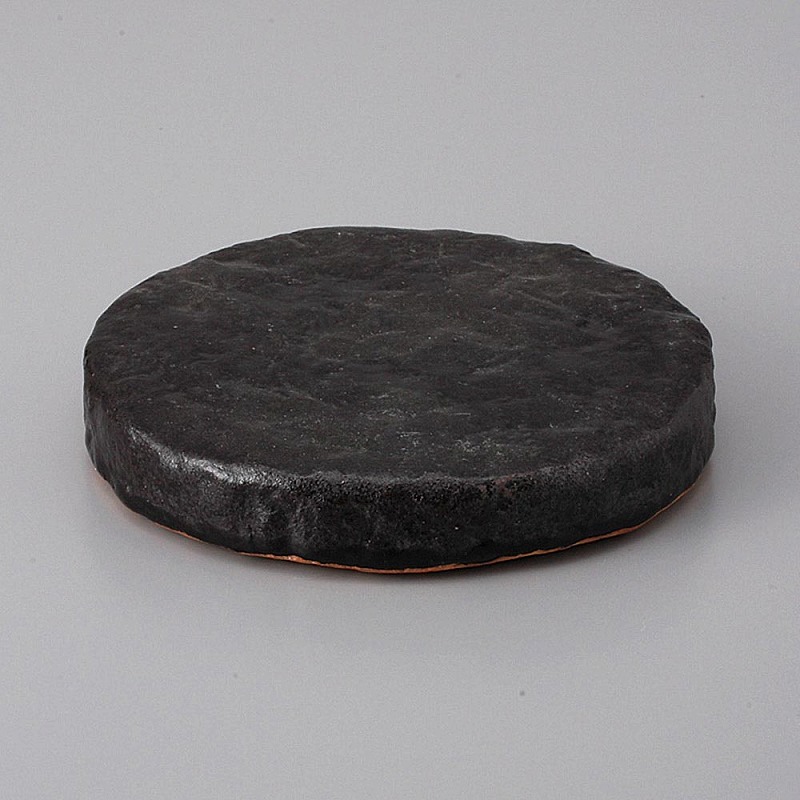 楽天市場】雄勝皿 黒い玄昌石皿 ・4寸皿（角皿12cm）お祝い ギフト