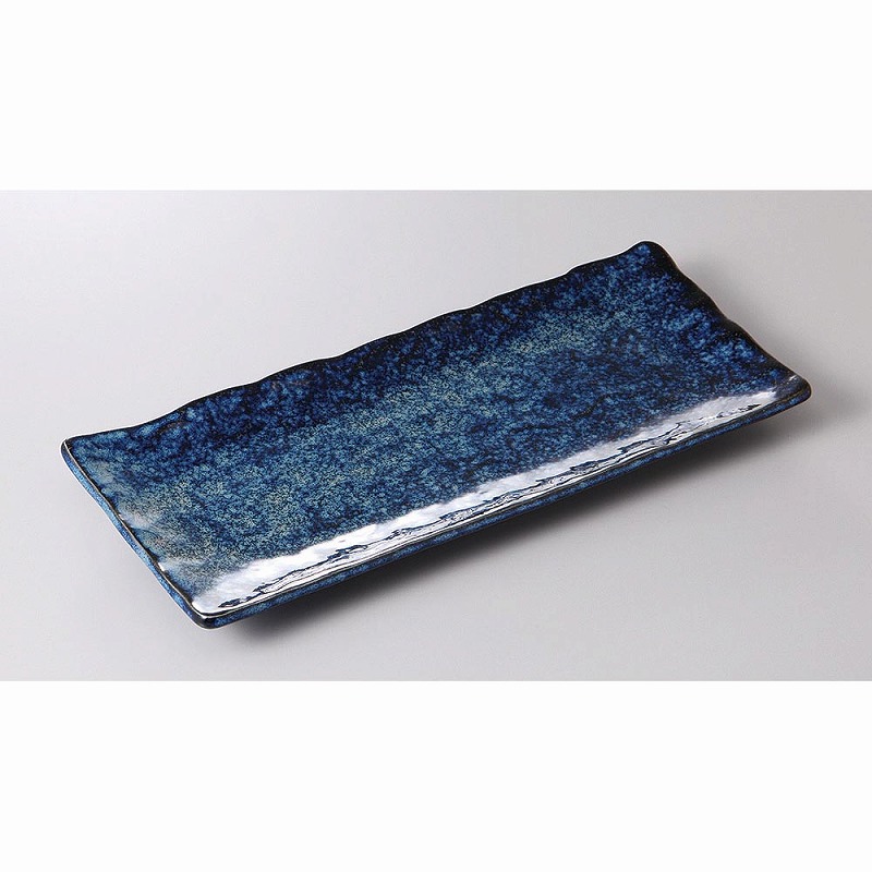 楽天市場】和食器 伊賀灰釉叩き長角皿 作家「新学」 : うつわや悠々