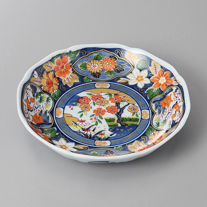 楽天市場】色絵カンタ文深皿・正木春蔵《中皿・21.2cm》 : 和食器の