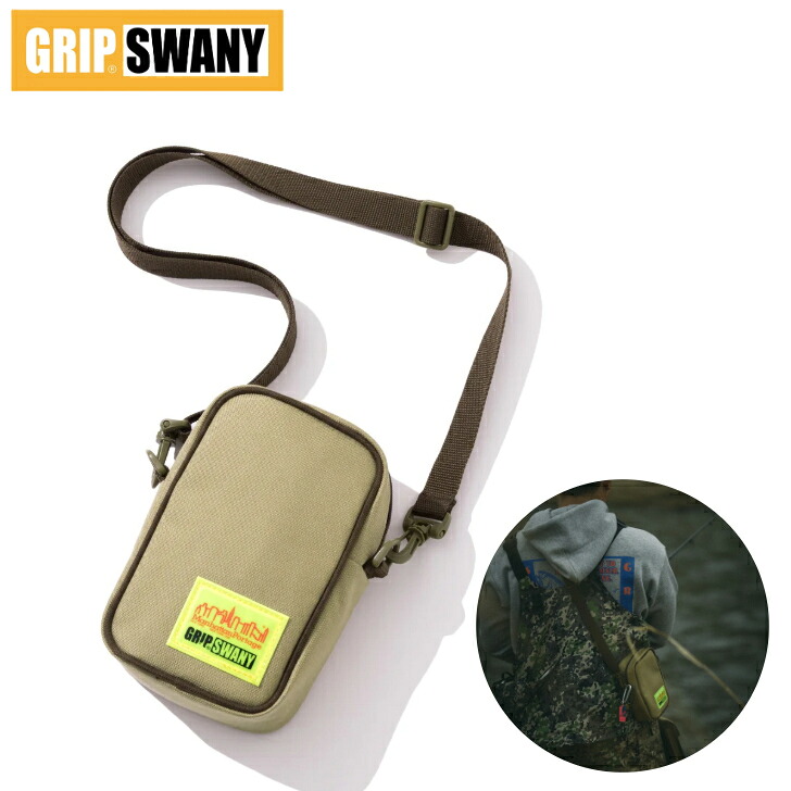 GRIP SWANY（グリップスワニー）Cobble Hill Bag(MD)（manhattanportageコラボ）ショルダーバッグ ポーチ コラボアイテム マンハッタンポーテージ｜Living Plaza Camp 店