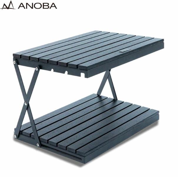 楽天市場】ANOBA（アノバ）BLACK EDITION ウッドラック2段 マルチ