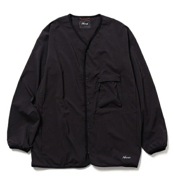 新品　25年春夏 NANGAナンガ　PLC エクスカーションカーディガン　黒　M 楽天市場】ナンガ アウター NANGA ノーカラー PLC エクスカーション