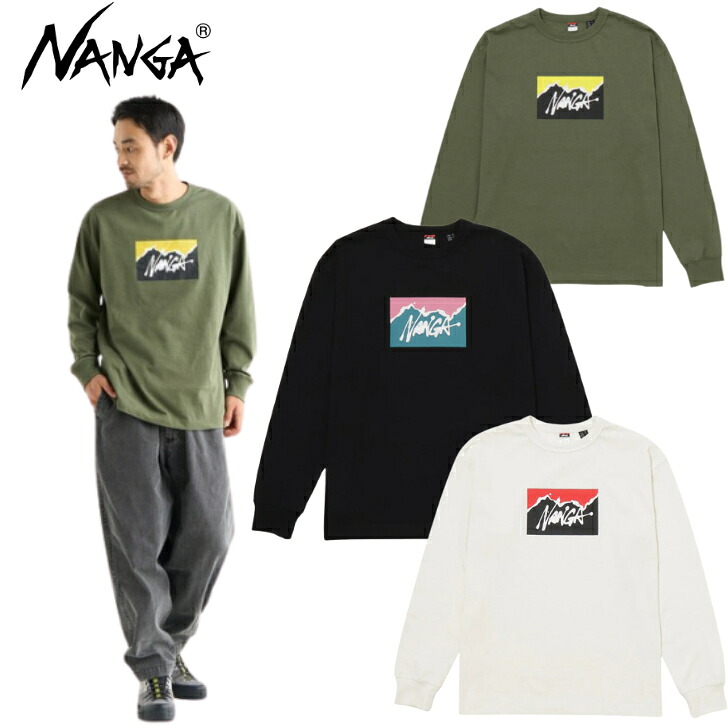 NANGA　ナンガ　NANGA×RYUJI KAMIYAMA ロングスリーブ Tシャツ　NANGA×RYUJI KAMIYAMA L/S TEE　Tシャツ　アパレル　トップス　ロンティー　ユニセックス