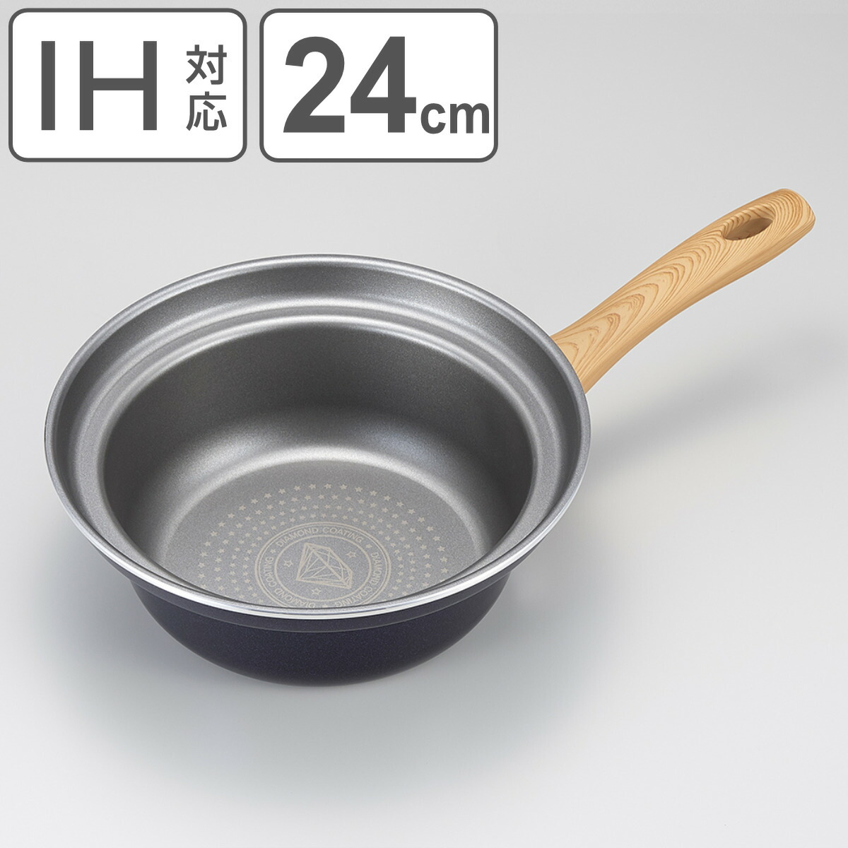 楽天市場】フライパン 深型 22cm IH対応 ディアエクリュ （ ガス火対応