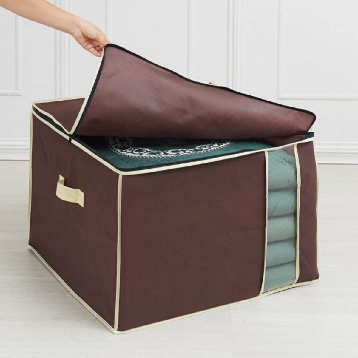 楽天市場】収納ケース 座布団 収納 炭入り消臭 座布団収納ケース