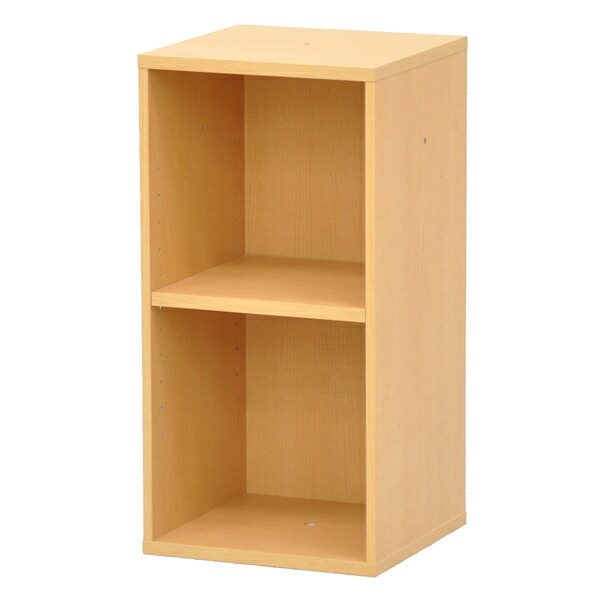 楽天市場】本棚 2段 組み合わせラック プレージ 高さ60cm 幅45cm