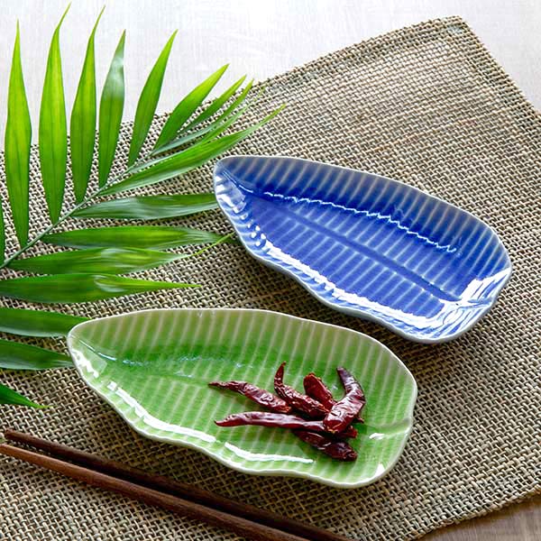 驚きの価格が実現！ 楽天市場】プレート 同色3枚 陶器 食器 バナナリーフ 16cm S 食器