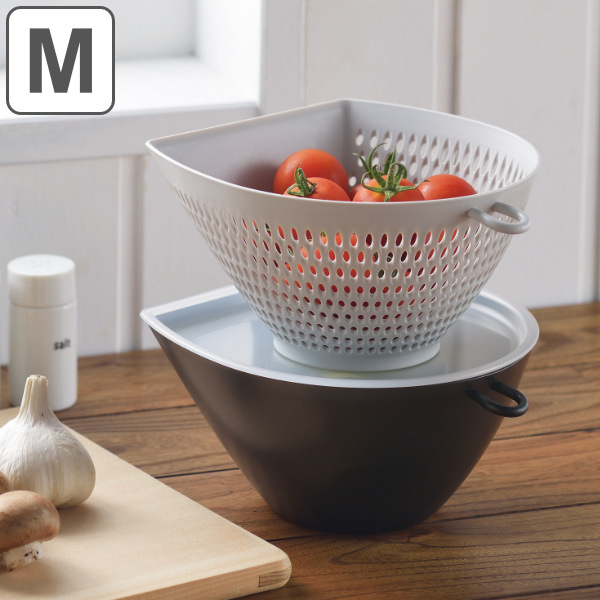 楽天市場】チリトリザルボウル フタ付き L 日本製 ザル ボウル フタ