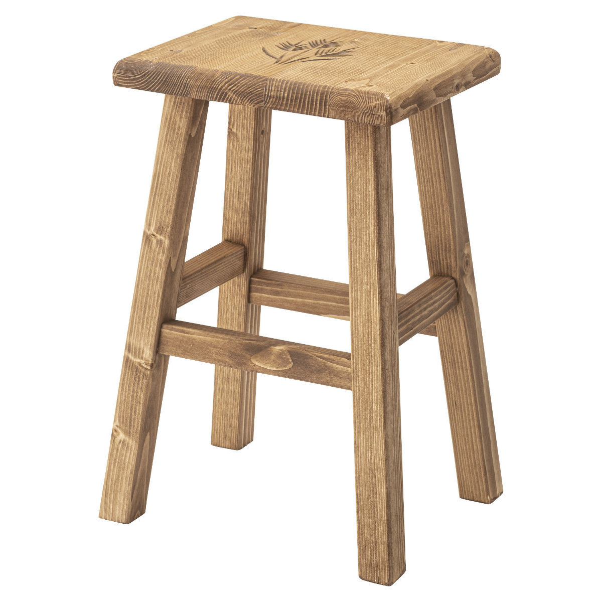 楽天市場】スツール 高さ46cm 木製 角型 （ 送料無料 椅子 チェア いす